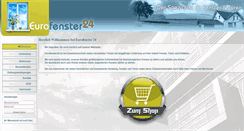 Desktop Screenshot of eurofenster24.de